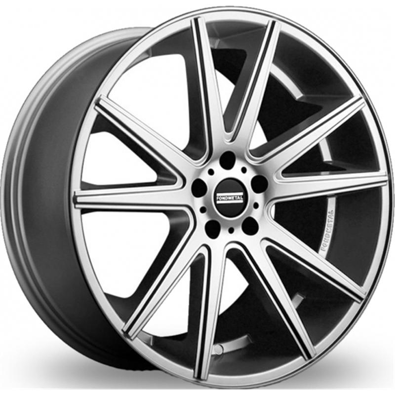 Cerchi in Lega FONDMETAL StC-10 Glossy Silver 5 fori 22\" 11X22 ET45 5x127