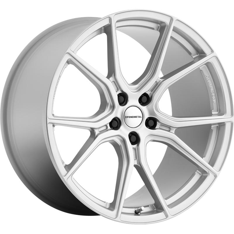 Cerchi in Lega FONDMETAL StC-45 Glossy Silver 5 fori 20\" 8.5X20 ET45 5x114.3