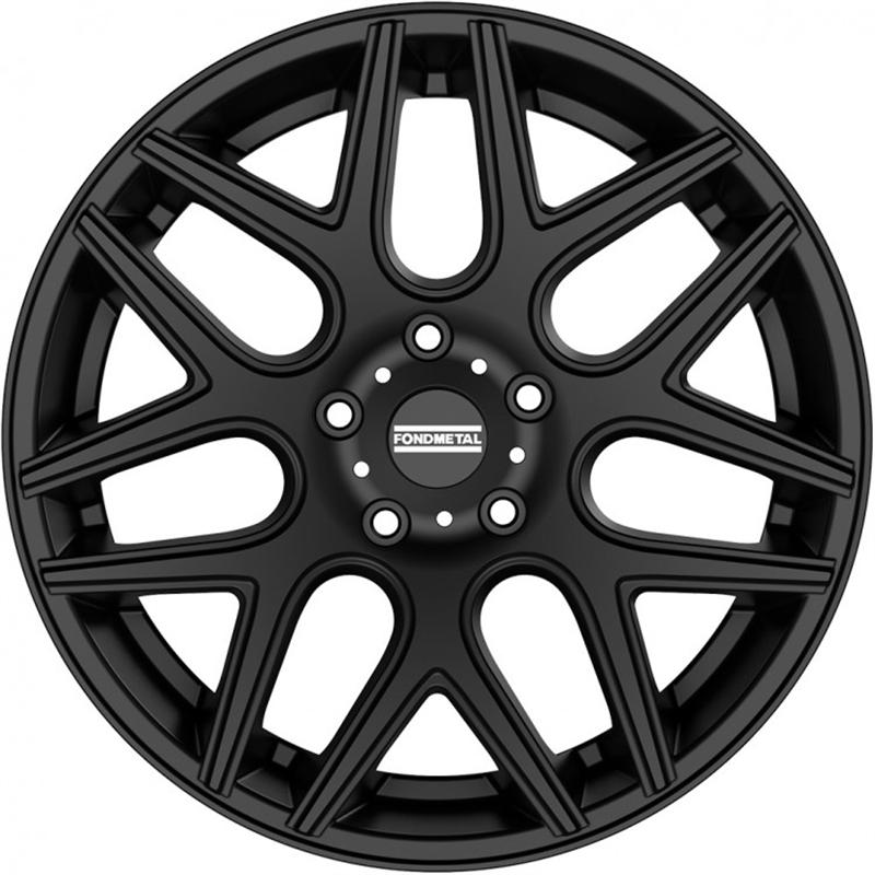Cerchi in Lega FONDMETAL Moros Matt Black 5 fori 20\" 9.5X20 ET35 5x130