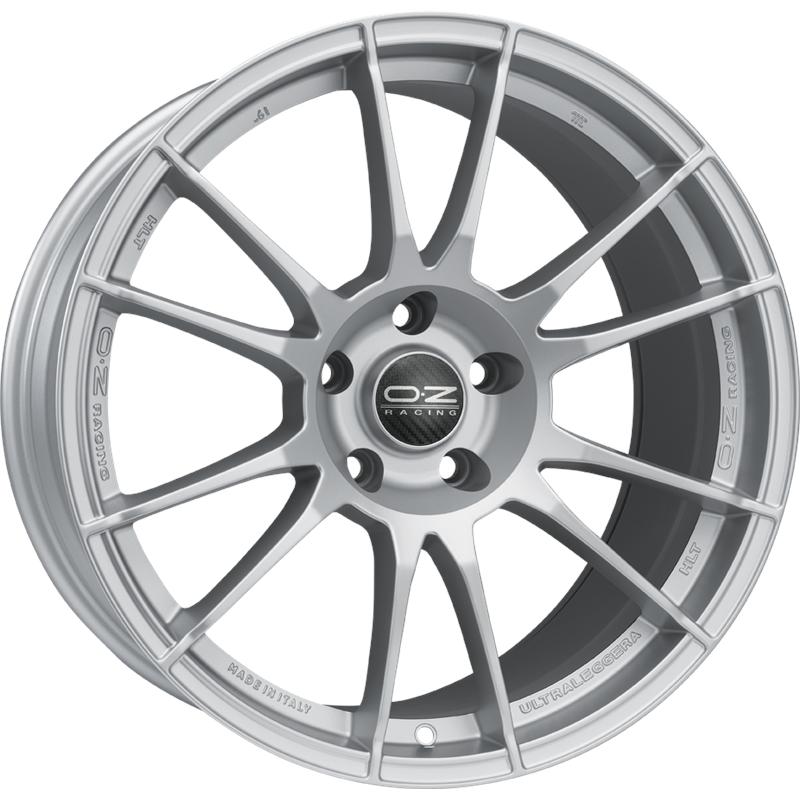 Cerchi in Lega OZ RACING Ultraleggera Hlt Matt Race Silver 5 fori 19\" 9.5X19 ET23 5x120