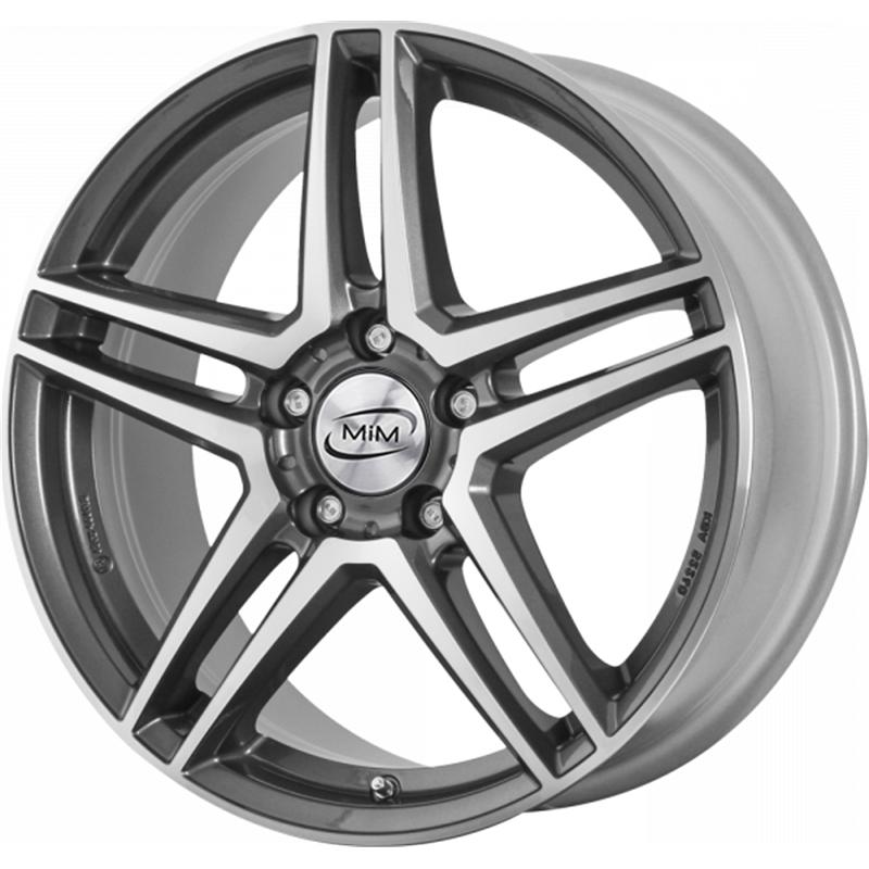 Cerchi in Lega RC DESIGN Rcd17 Graphite Lucido Diamantato 5 fori 19\" 8.5X19 ET44 5x112