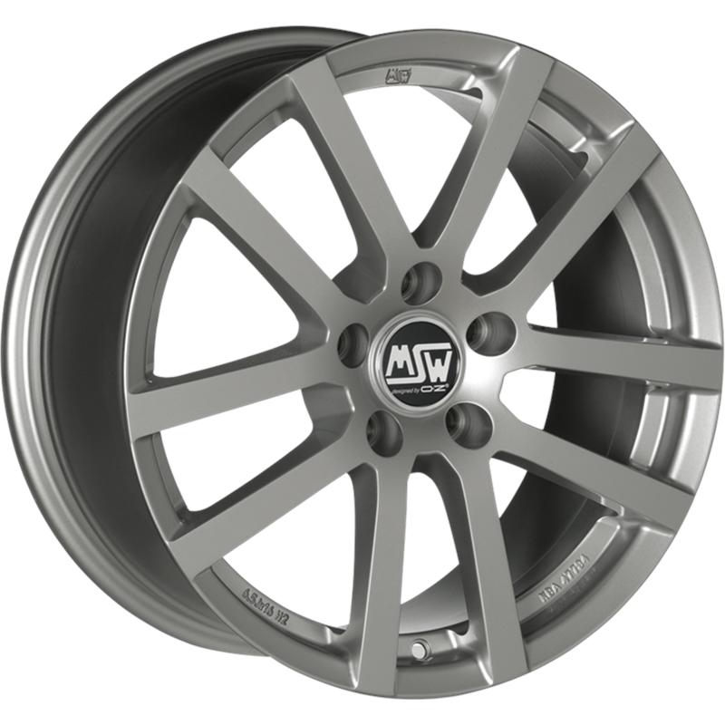 Cerchi in Lega MSW Msw 22 Gray Silver 4 fori 16\" 6.5X16 ET18 4x108