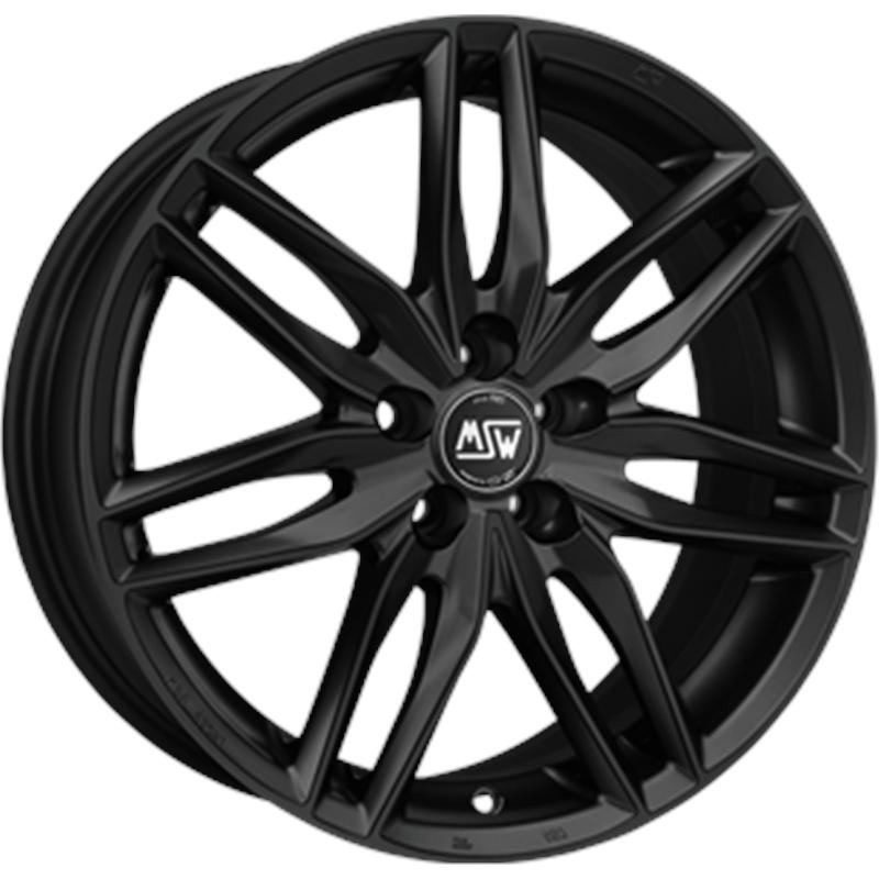 Cerchi in Lega MSW Msw 24 Matt Black 5 fori 17\" 8X17 ET45 5x108