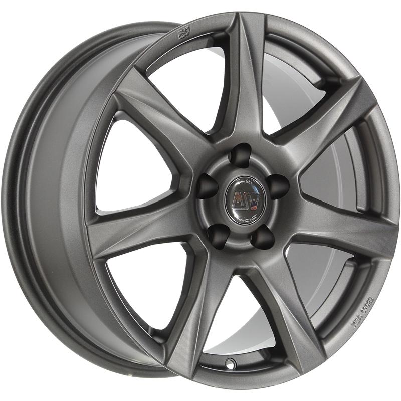 Cerchi in Lega MSW Msw 77 Matt Dark Grey 4 fori 15\" 6X15 ET35 4x100