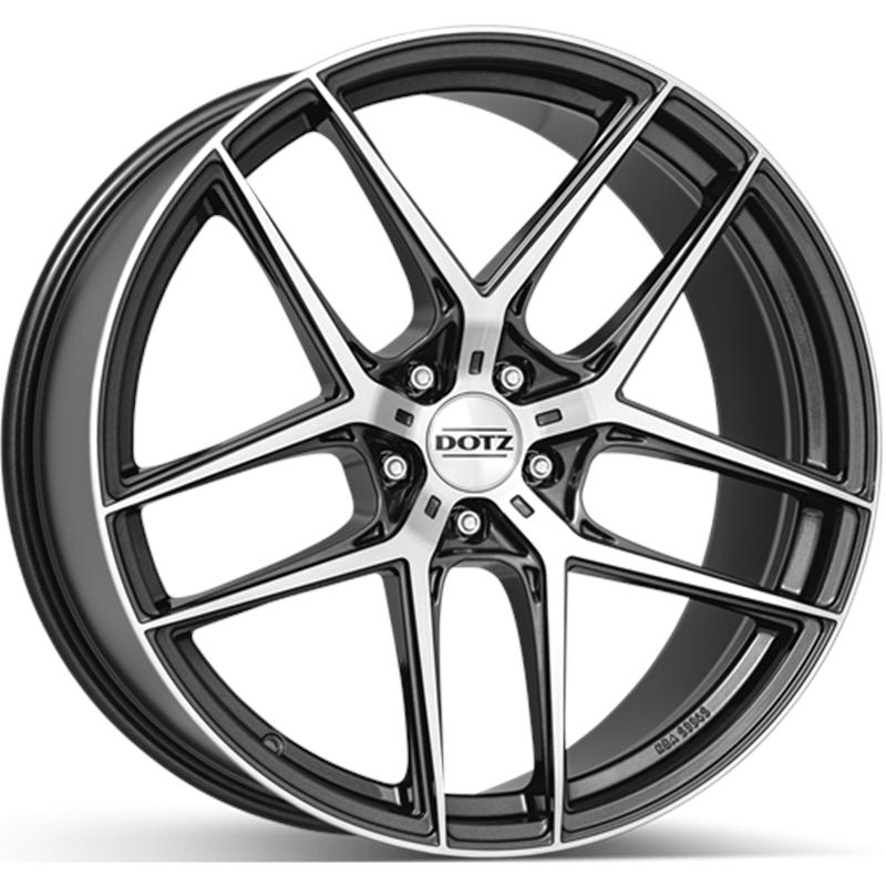 Cerchi in Lega DOTZ Lagunaseca Gun Metallic Mirror 5 fori 21\" 10X21 ET35 5x120