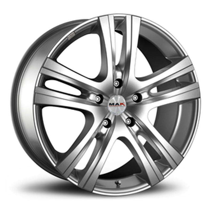 Cerchi in Lega MAK Aria Silver 5 fori 20\" 9.5X20 ET53 5x150