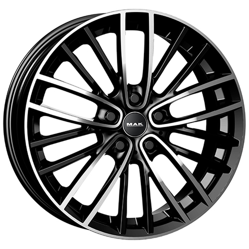 Cerchi in Lega MAK Chelsea Black Mirror 5 fori 16\" 7X16 ET52 5x112
