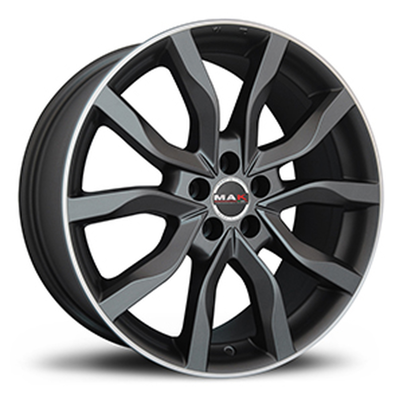 Cerchi in Lega MAK Highlands Matt Titan Lip 5 fori 18\" 8X18 ET45 5x100