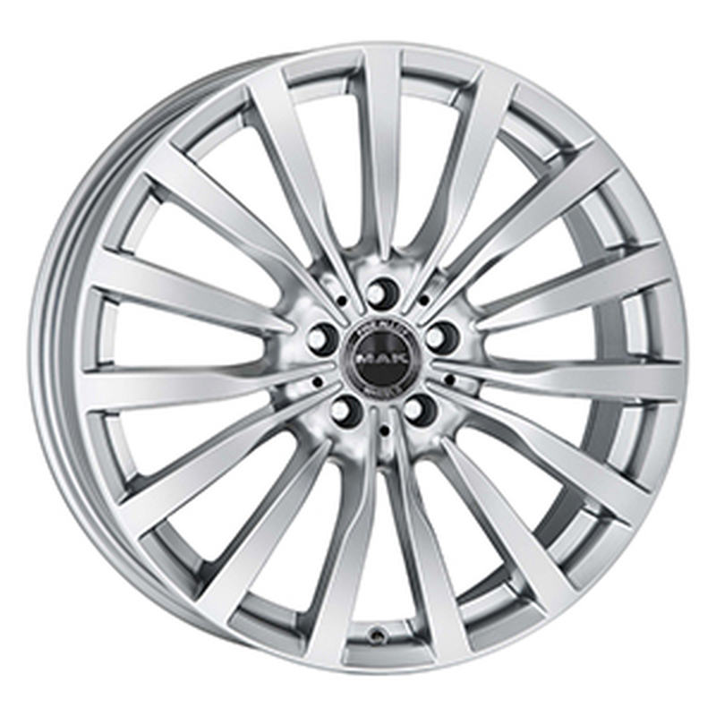 Cerchi in Lega MAK Krone Silver 5 fori 19\" 9.5X19 ET25 5x112