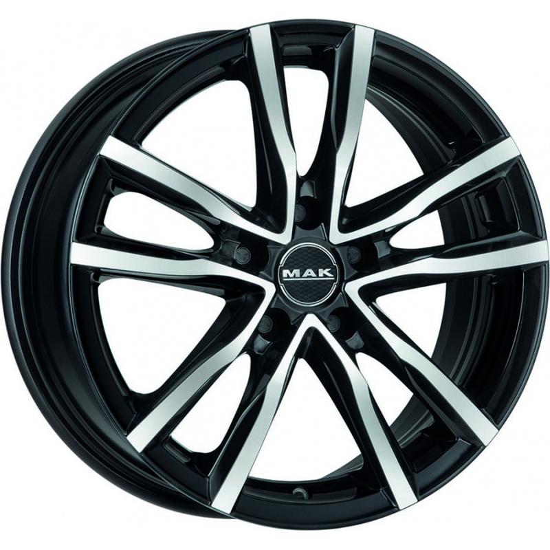 Cerchi in Lega MAK Milano Black Mirror 5 fori 17\" 8X17 ET50 5x114.3