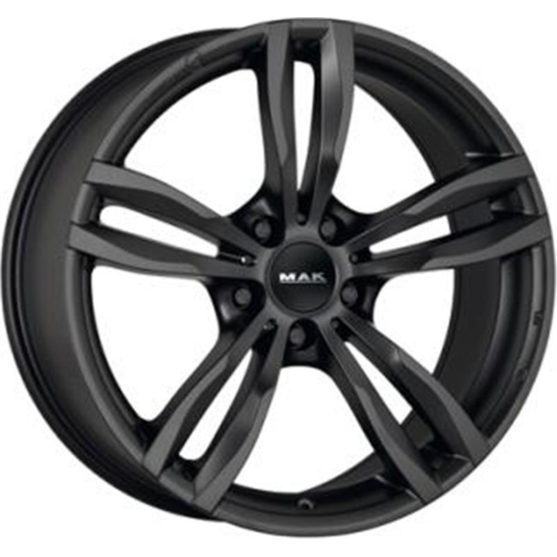 Cerchi in Lega MAK Luft Matt Black 5 fori 17\" 7.5X17 ET34 5x120