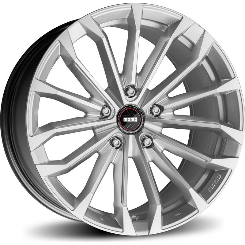 Cerchi in Lega MOMO WHEELS RF-03 Titan Ice Polished 5 fori 19\" 10X19 ET40 5x114.3