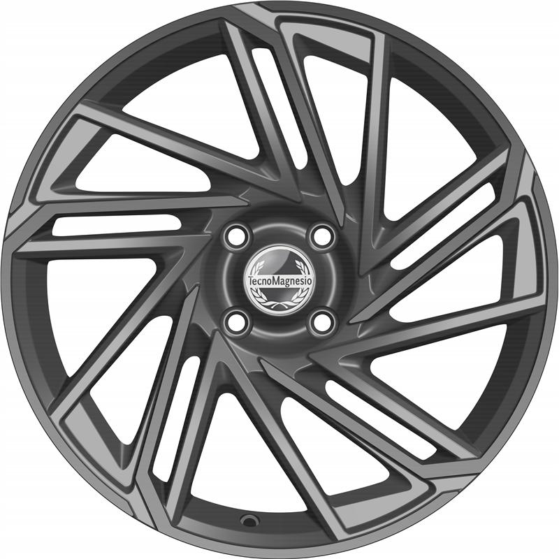 Cerchi in Lega TECNOMAGNESIO Epower Gun Metallic 5 fori 17\" 7X17 ET40 5x112