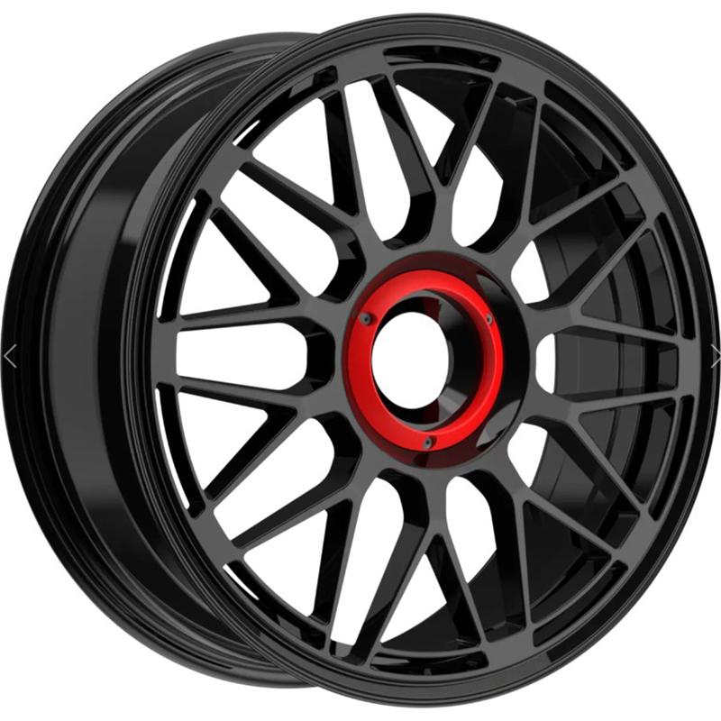 Cerchi in Lega FONDMETAL 9evo cl Glossy Black 15 fori 20\" 12X20 ET47 15x130