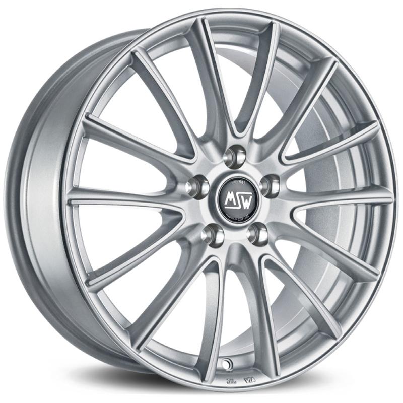 Cerchi in Lega MSW Msw 86 Full Silver 4 fori 15\" 6X15 ET32 4x108