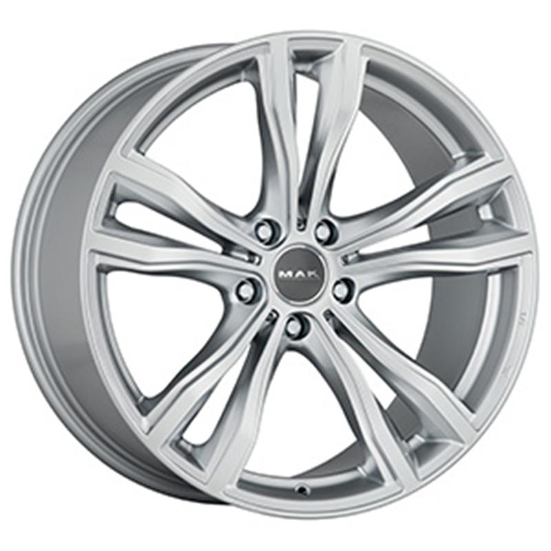 Cerchi in Lega MAK X-Mode Silver 5 fori 19\" 9X19 ET32 5x112