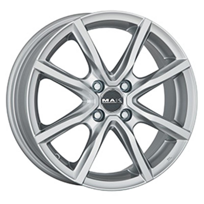 Cerchi in Lega MAK Milano 4 Silver 4 fori 16\" 6.5X16 ET15 4x108
