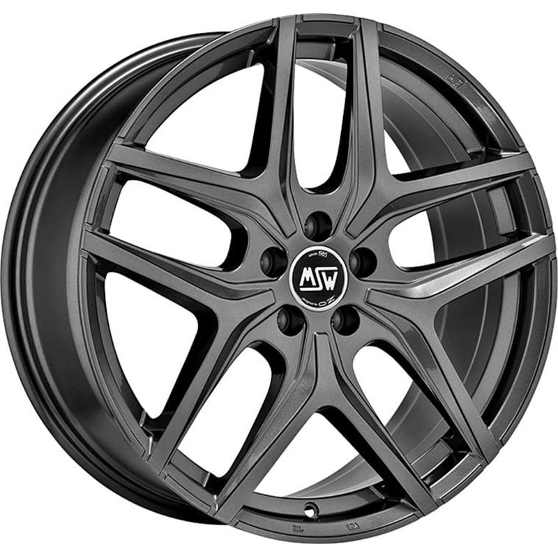 Cerchi in Lega MSW Msw 40 Van Gloss Dark Grey 5 fori 16\" 6.5X16 ET55 5x160