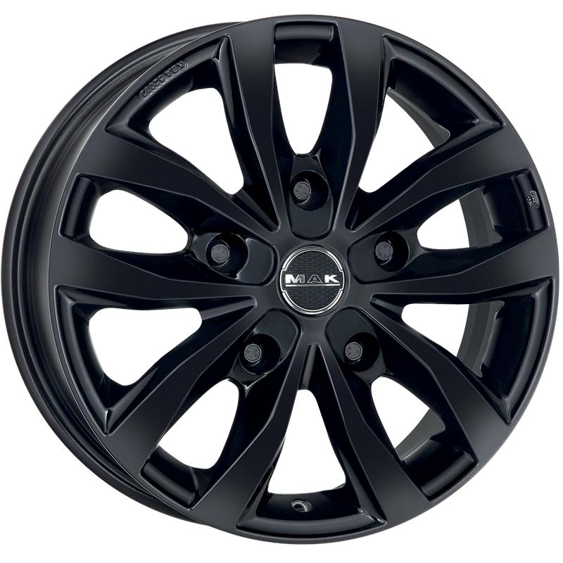 Cerchi in Lega MAK Load Matt Black 5 fori 17\" 7X17 ET68 5x118
