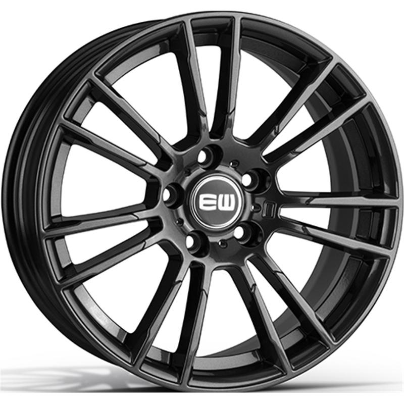 Cerchi in Lega EW Ew01 Stargaze Black 5 fori 18\" 8X18 ET43 5x112