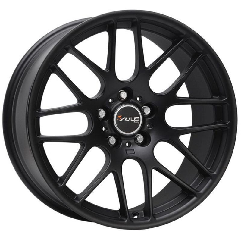 Cerchi in Lega AVUS AC-Mb4 Matt Black 5 fori 19\" 8.5X19 ET35 5x120