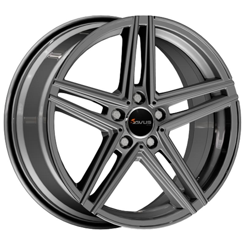 Cerchi in Lega AVUS AC-515 Anthracite 5 fori 17\" 7.5X17 ET53 5x112