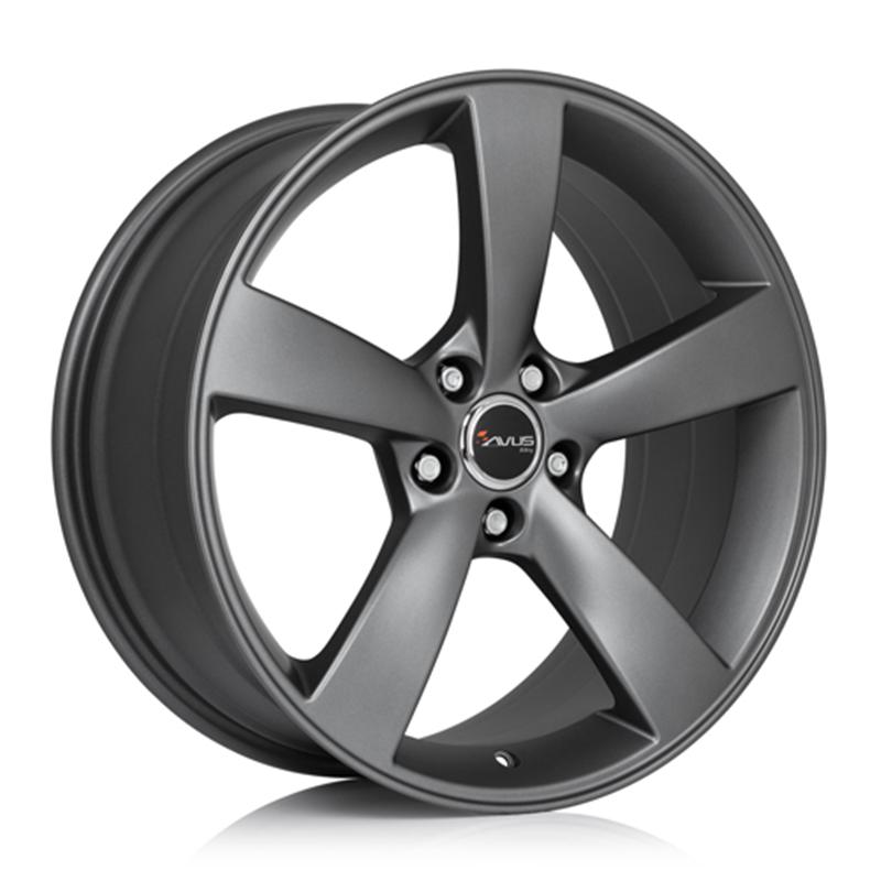 Cerchi in Lega AVUS Af10 Matt Anthracite 5 fori 17\" 7.5X17 ET48 5x108