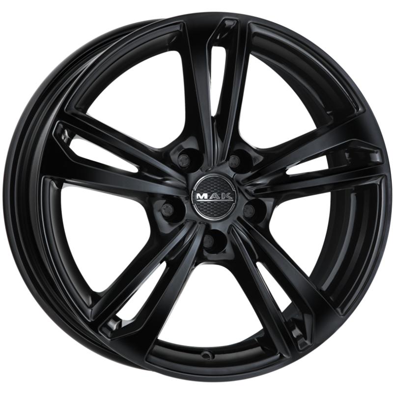 Cerchi in Lega MAK Emblema Glossy Black 5 fori 18\" 7X18 ET38 5x105