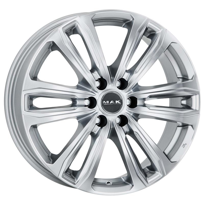 Cerchi in Lega MAK Safari 6 Silver 6 fori 18\" 8X18 ET30 6x114.3
