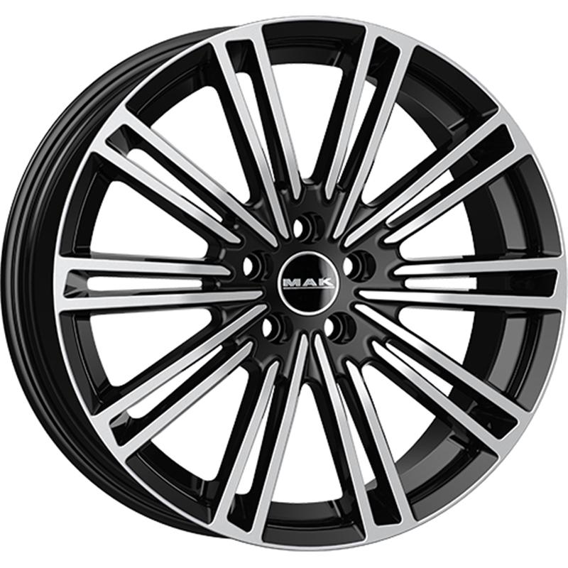 Cerchi in Lega MAK York Black Mirror 5 fori 18\" 8X18 ET41 5x120