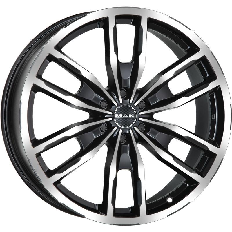Cerchi in Lega MAK Peak Black Mirror 6 fori 20\" 9X20 ET55 6x139.7