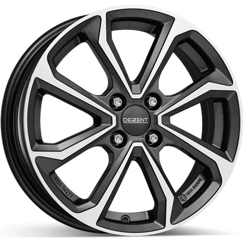 Cerchi in Lega DEZENT Kt Gun Metallic Mirror 4 fori 15\" 6X15 ET46 4x100