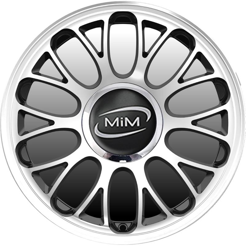Cerchi in Lega DEDI Brutale Black Mirror 4 fori 15\" 6X15 ET35 4x98