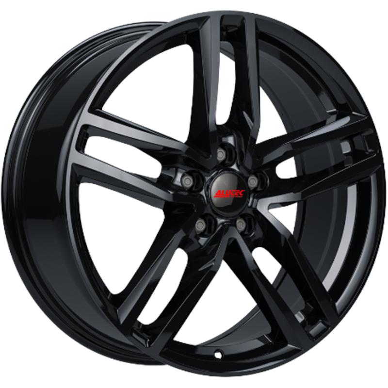 Cerchi in Lega AT Ikenu Diamant Schwarz 5 fori 17\" 7.5X17 ET52.5 5x108