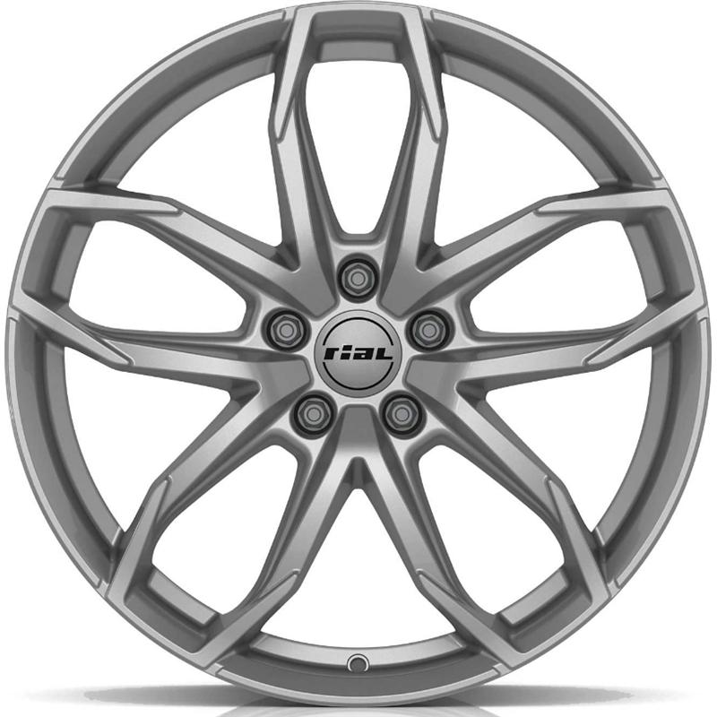 Cerchi in Lega RIAL Lugano Dark Grey 5 fori 19\" 9.5X19 ET40 5x120