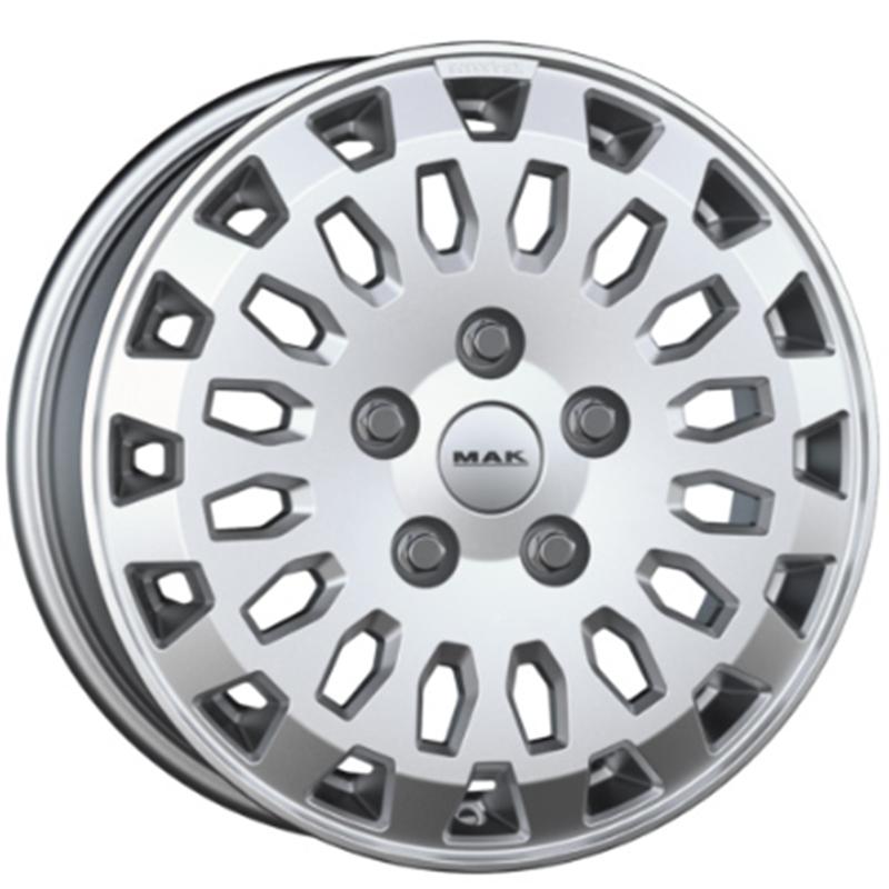 Cerchi in Lega MAK Overland Light Titan 5 fori 16\" 6.5X16 ET46 5x108