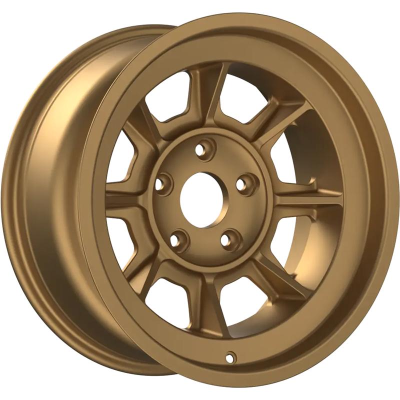 Cerchi in Lega FONDMETAL Pag17 Matt Gold 5 fori 17\" 8X17 ET-10 5x130