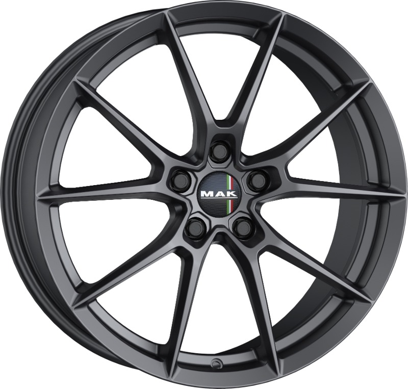 Cerchi in Lega MAK Nrg Gloss Gun Metal 5 fori 19\" 8X19 ET25 5x112