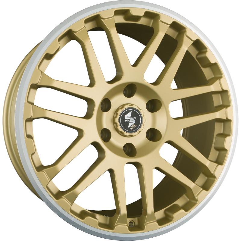 Cerchi in Lega ETA BETA Combat Matt Gold Lip Polish 5 fori 18\" 8X18 ET50 5x160