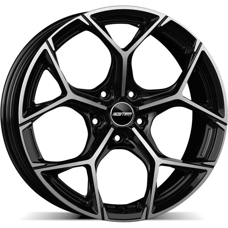 Cerchi in Lega GMP Ultrivity X Black Diamond 5 fori 21\" 9X21 ET28 5x130