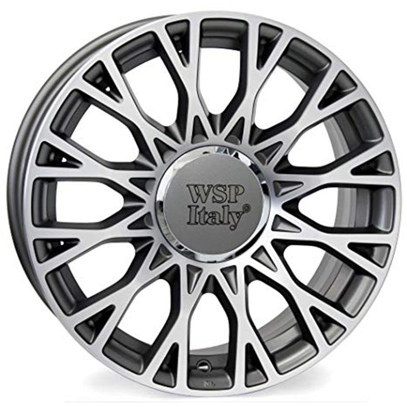 Cerchi in Lega WSP ITALY Cento1fi62 Cento Anthracite 5 fori 15\" 6X15 ET39 5x98