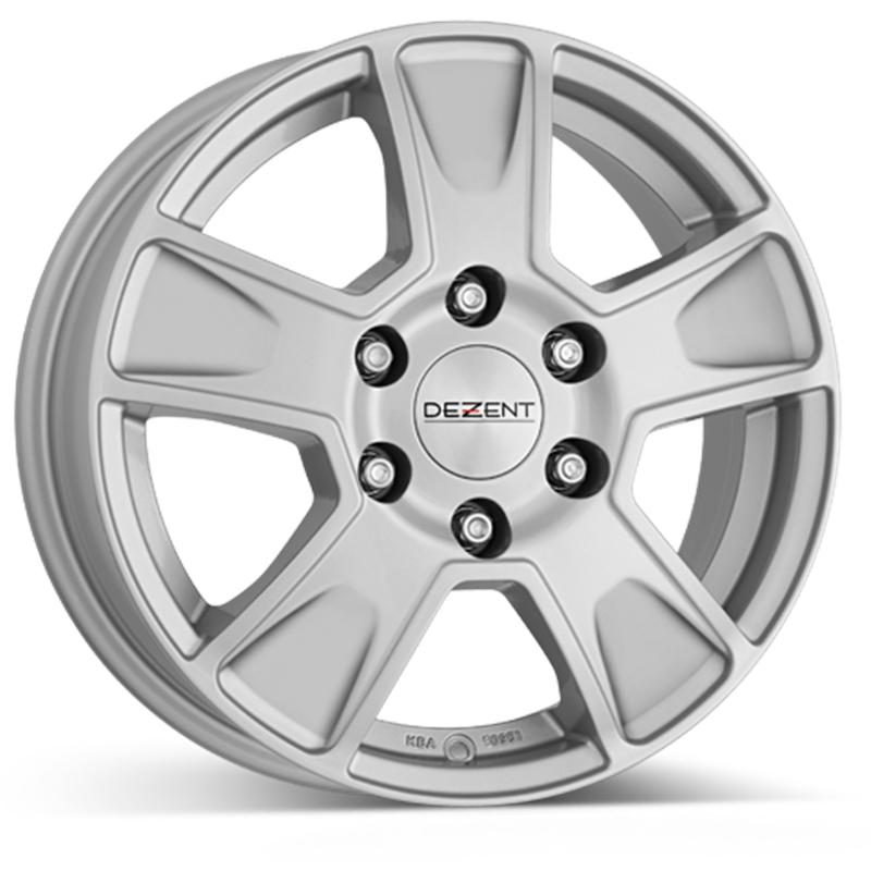 Cerchi in Lega DEZENT Van Silver 5 fori 16\" 6.5X16 ET52 5x112