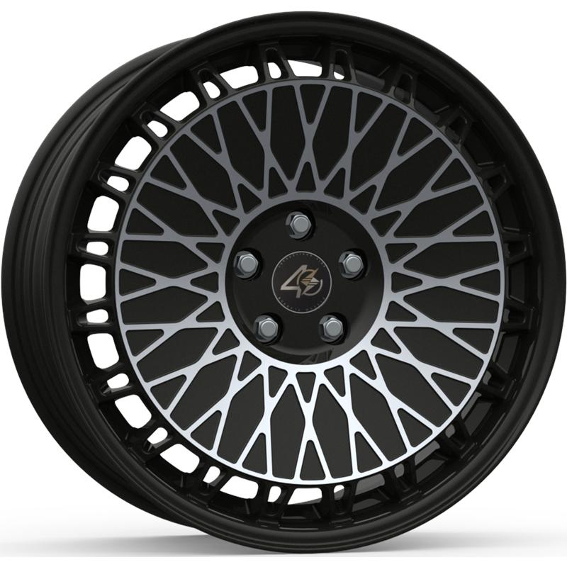 Cerchi in Lega ETA BETA Eb40 Shiny Black Face Polish 5 fori 19\" 8.5X19 ET45 5x112