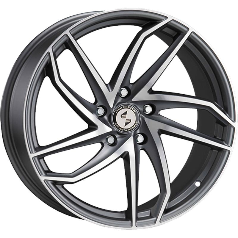 Cerchi in Lega ETA BETA HeroN-K Matt Anthracite Full Polish 5 fori 20\" 11X20 ET47 5x112