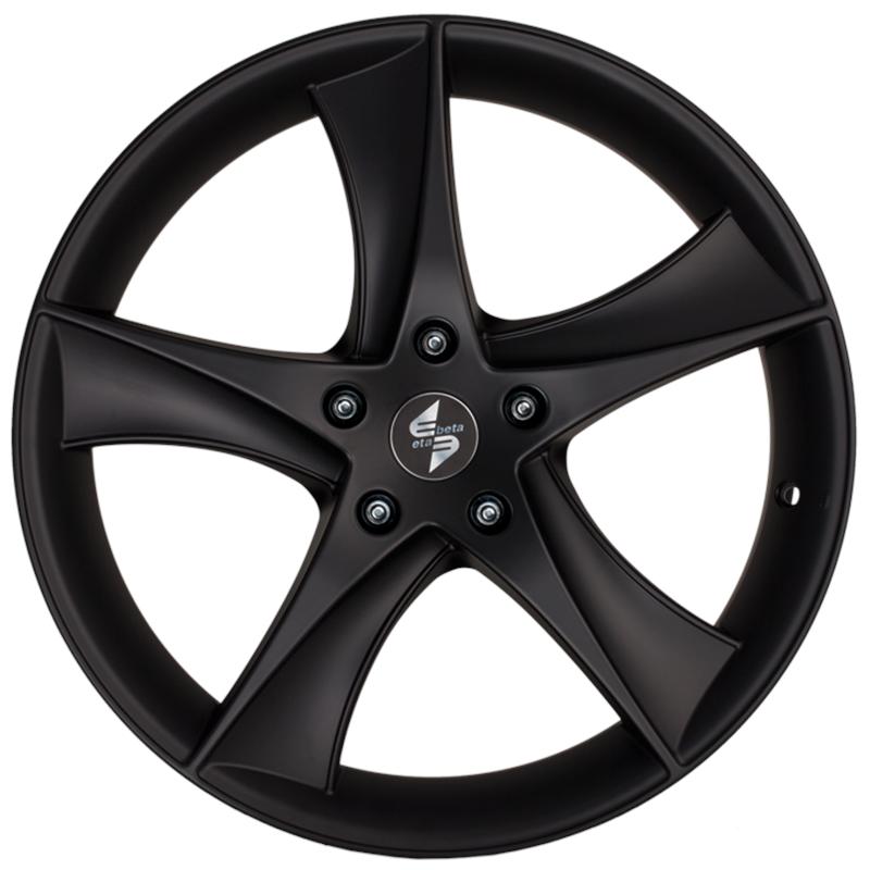 Cerchi in Lega ETA BETA Jofiel Shiny Black 5 fori 17\" 7X17 ET35 5x100