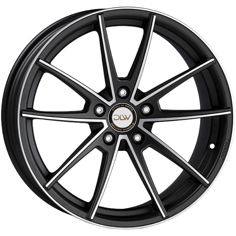 Cerchi in Lega ETA BETA Manay Matt Black Full Polish 5 fori 19\" 8.5X19 ET31 5x114.3