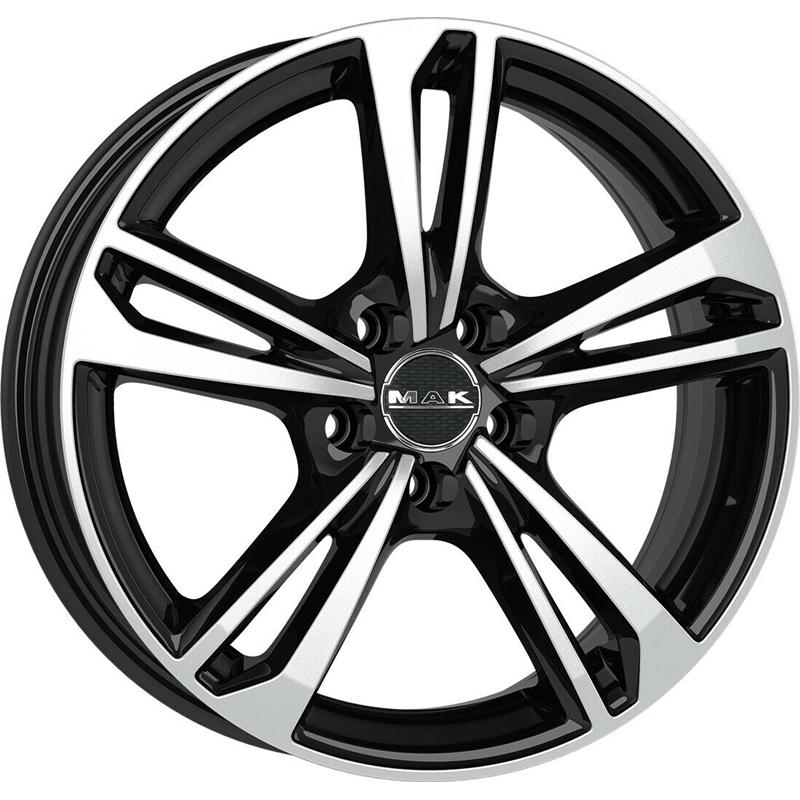 Cerchi in Lega MAK Emblema Black Mirror 4 fori 15\" 6X15 ET25 4x108