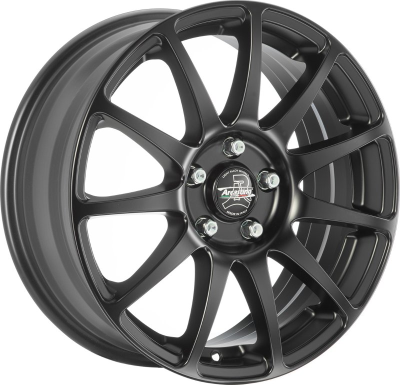 Cerchi in Lega ARCASTING Excalibur Nero Corse Matt Black 4 fori 17\" 7X17 ET30 4x98