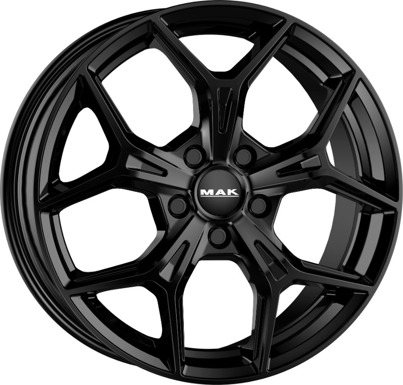 Cerchi in Lega MAK Epica Glossy Black 5 fori 17\" 7.5X17 ET38 5x112