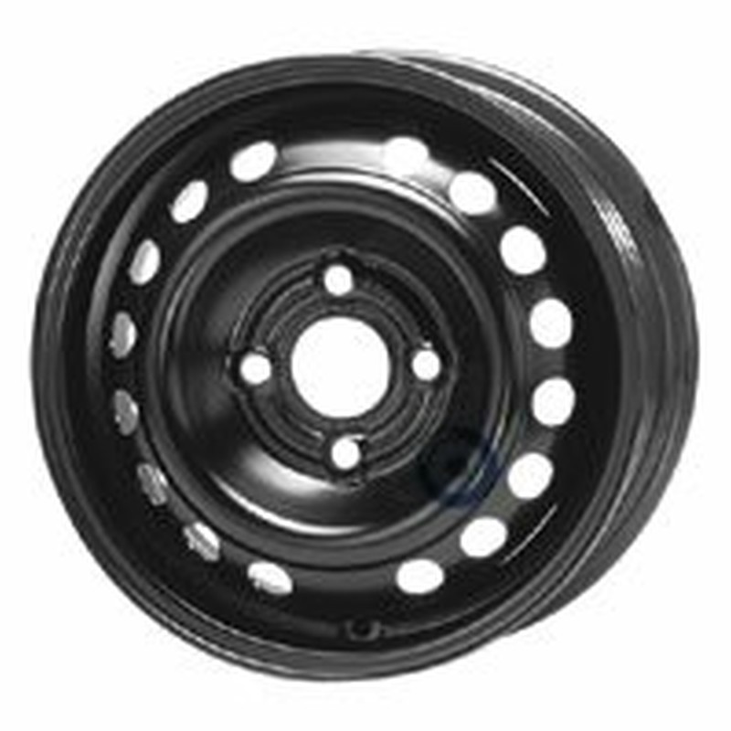 Cerchi in Lega KFZ ALCAR Steel Nero 4 fori 13\" 5X13 ET49 4x100
